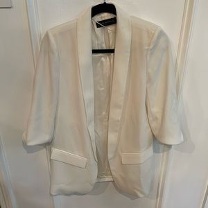 Zara White Blazer